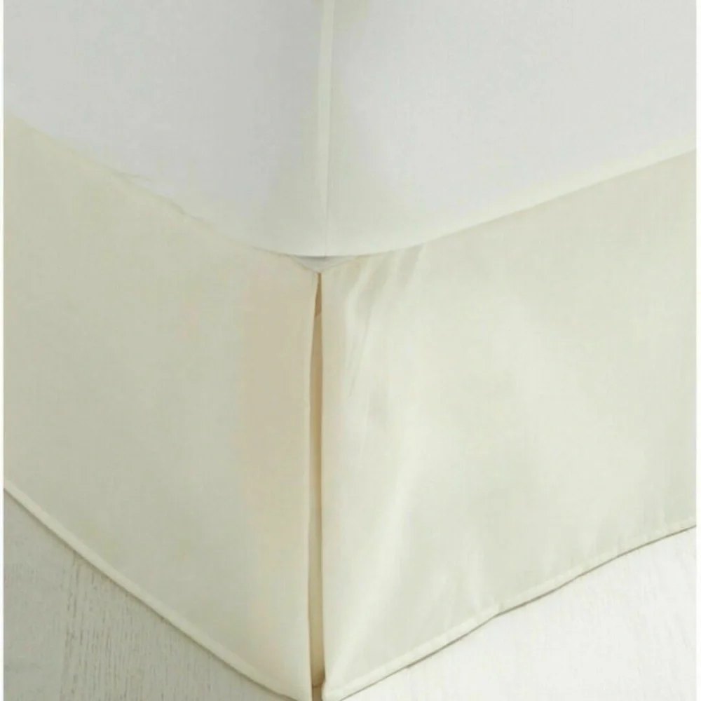 Charter Club Damask 100% Supima Cotton 550 Thread Count Bedskirt, Ivory, Twin